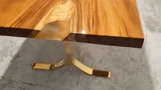 Thai Golden Acacia Dining Table is Ready for the Customer смотреть онлайн