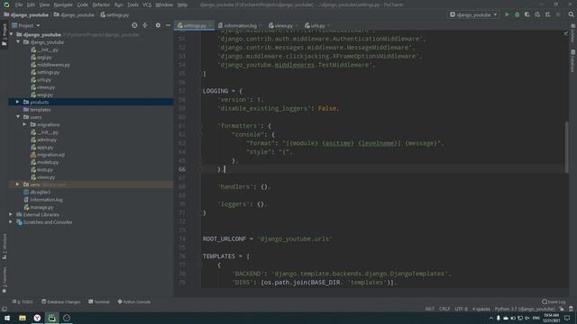 ЛОГИРОВАНИЕ В DJANGO. НАСТРАИВАЕМ LOGGING