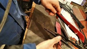 Замена дворников на бескаркасные щётки.ВАЗ 2105