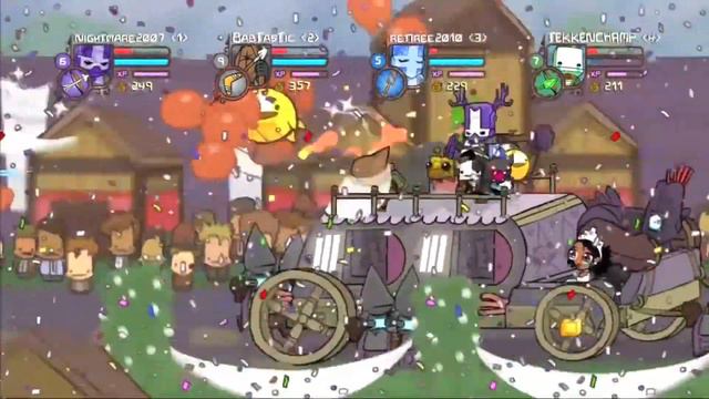 Let's Play - Castle Crashers Multiplayer w/NightmareRises2007 & friends Ep.4 WEDDING CRASHERS смотреть онлайн