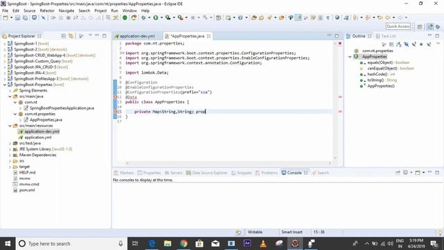How to access Spring boot properties or profile file details in class. смотреть онлайн