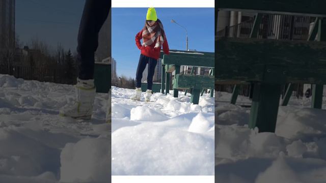 1 раз после зимы вышла на занятия на улицу 🤗 смотреть онлайн