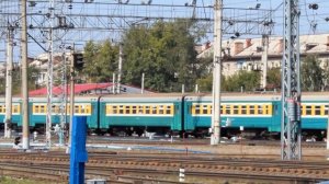 Электропоезд ЭР2К-1013 на станции Инская