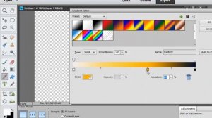 How to Create Custom Gradients using Photoshop Elements 11