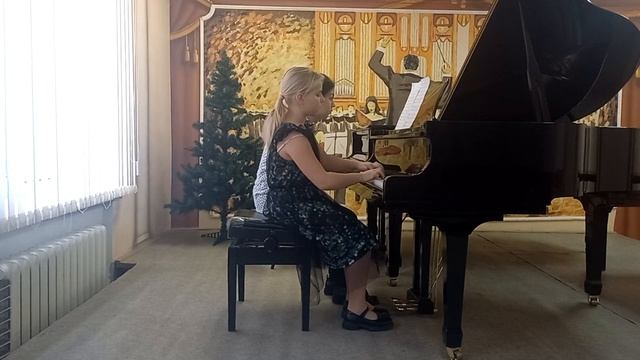 Мелехина Софья 4 кл, С. Рахманинов - Итальянская Полька Перел А. Раппопорта, Ансамбль учитель-учени смотреть онлайн