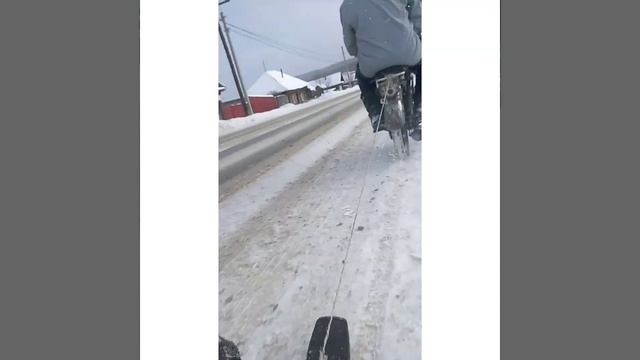 Покатушки зимой на мопеде смотреть онлайн