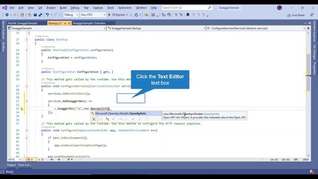 Simple steps for swagger documentation implementation in WebAPI