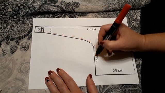 Французская косынка. Выкройка и пошив. Пошаговый Мастер класс.mp4