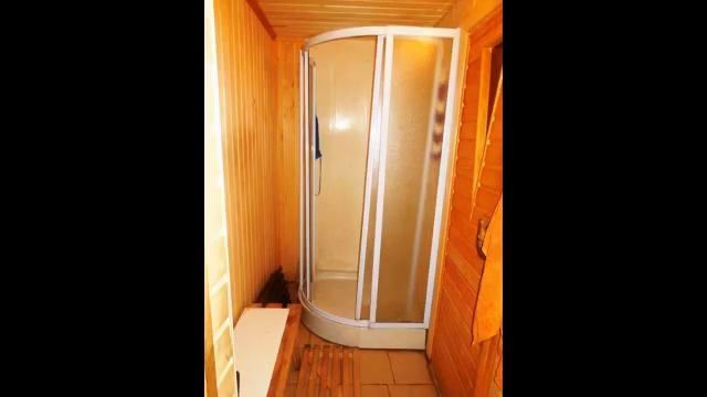 Дом-баня из бревна 75 (кв.м). Земельный участок 6 соток. смотреть онлайн