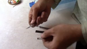 сменное лезвие для скальпеля своими руками