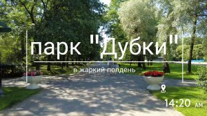 парк "Дубки": в жаркий полдень