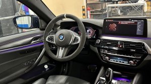 BMW 5 series — полировка и бронирование кузова, керамика, перетяжка руля и пошив ковриков