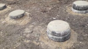 Дом из опилок и досок. Часть 1 Фундамента.