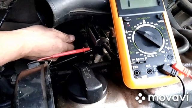 Проверка и регулировка зазоров регулятора холостого хода моновпрыска Пассат В3 смотреть онлайн