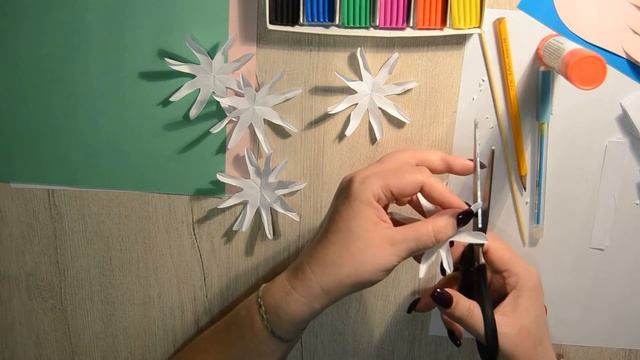 "Букет ромашек" (объёмная аппликация) смотреть онлайн