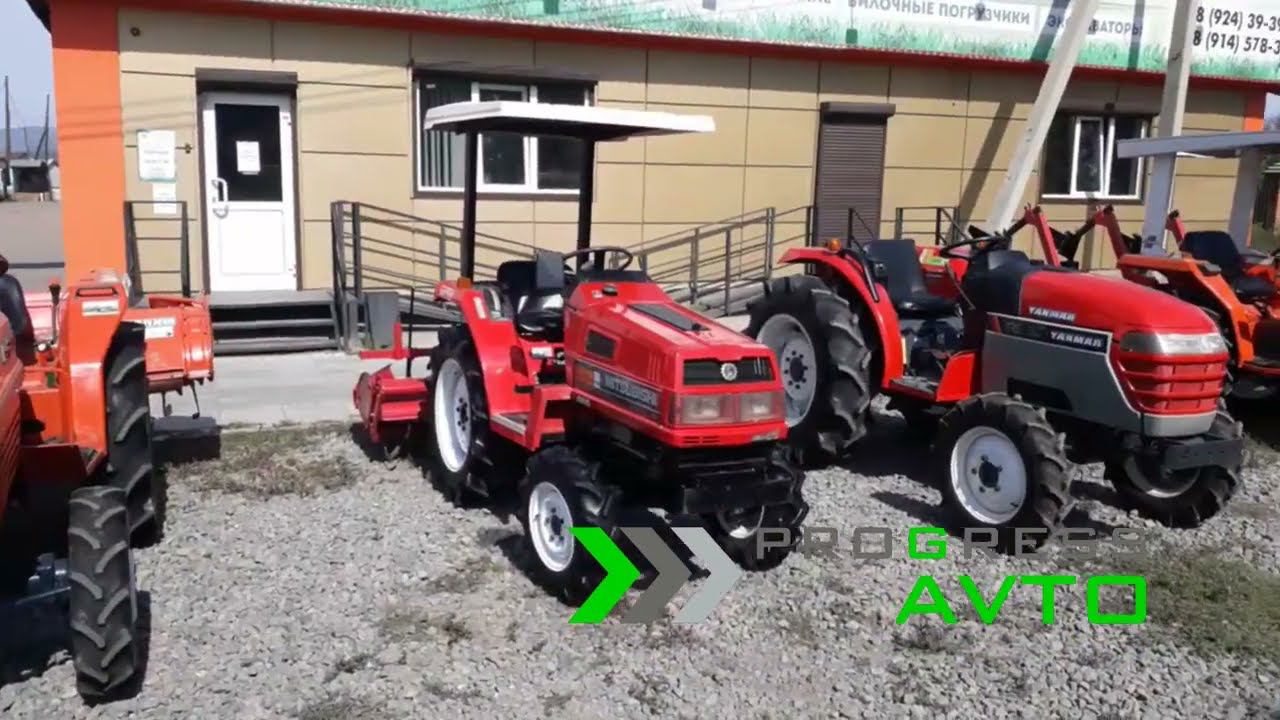 Минитрактор в Улан-Удэ MITSUBISHI MT16 обзор японского трактора с почвенной фрезой прогрессавто