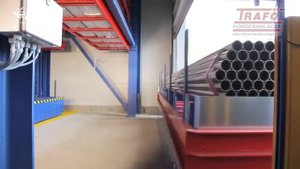 TRAFO. Полностью автоматизированный склад для длинномерных материалов.