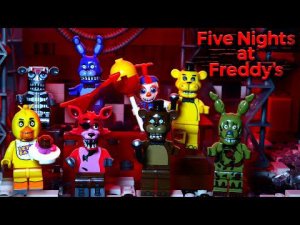 ОБЗОР LEGO Минифигурки Five Nights at Freddy's / ЛЕГО FNaF - Пять Ночей с Фредди