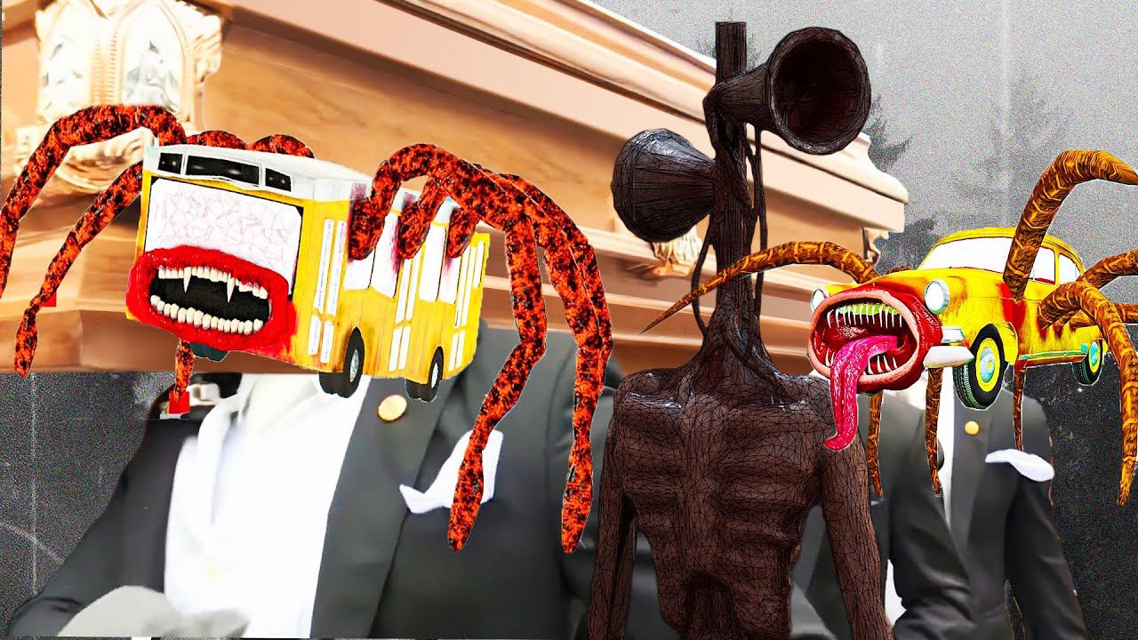 Siren Head vs Bus Eater - Coffin Dance Song (Cover) смотреть онлайн