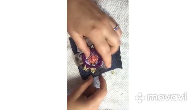 Броши Бохо из текстиля#бохо#брошь своими руками