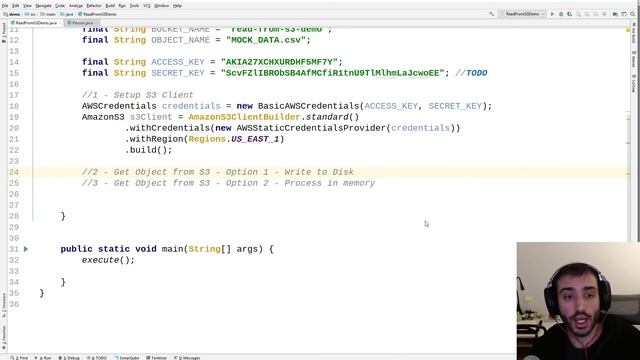 How to Download a CSV File From AWS S3 with Java | Step by Step Turorial смотреть онлайн