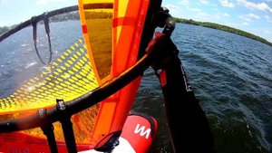 Прогулка на виндфойле по Пироговскому вдхр.