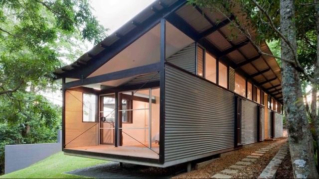 МАЛЕНЬКИЙ ДАЧНЫЙ ДОМИК: ТОП 65 / ДОМ С ОДНОСКАТНОЙ КРОВЛЕЙ / single roof house