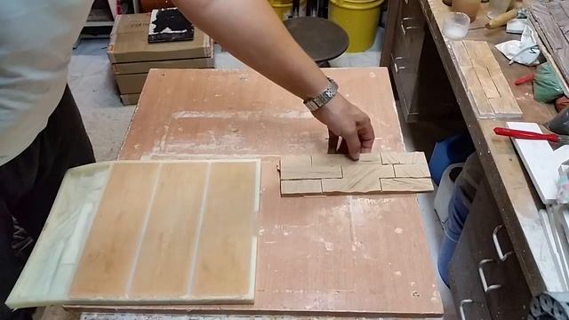MakeStone Как покрасить декоративный камень из гипса Сланец карельский