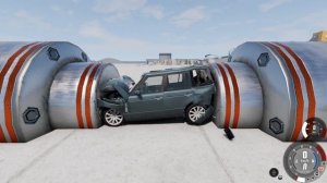 HIDRAULIC PRESS vs CAR! CRASH TEST! - BeamNg Drive
