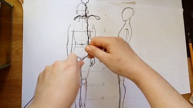 УРОК 3 Каркас для фигуры человека из пластилина смотреть онлайн