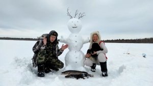 Зимний промысел. Рыбалка на диких озерах тайги.  вальданна fishing