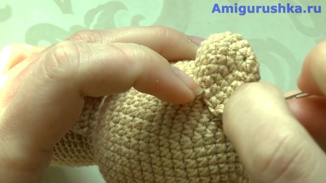 Игрушка Медведь амигуруми / Длинноногий Медвежонок / Мишка Для малыша Мастер класс Часть 1