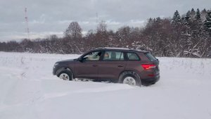 Засадили Шкода Кодиак в поле. Электронные блокировки работают или нет?!
