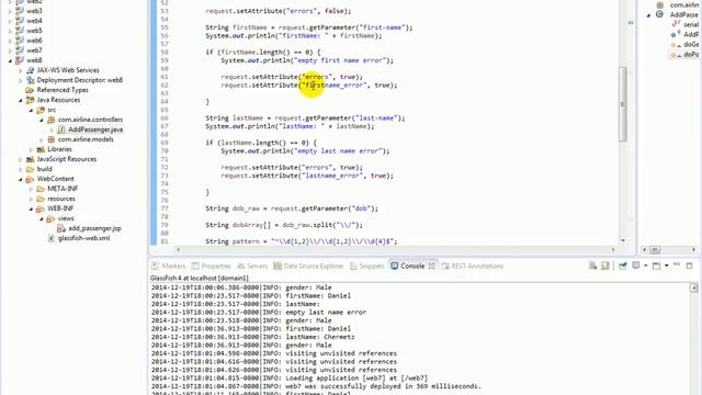 Showing form error messages - (16 of 83) - Java EE Video Course смотреть онлайн