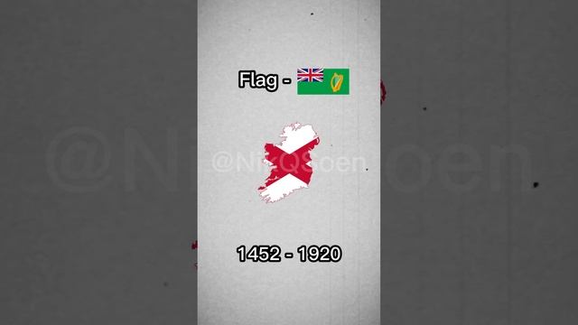 Evolution of Ireland#shorts #geography #map #flag #ireland  #evolution #history #empire #viral