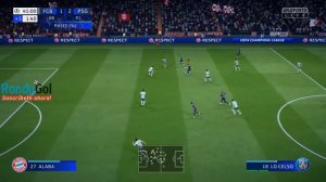 fifa 19 gameplay partido Bayer Munich vs PSG GOLEADA