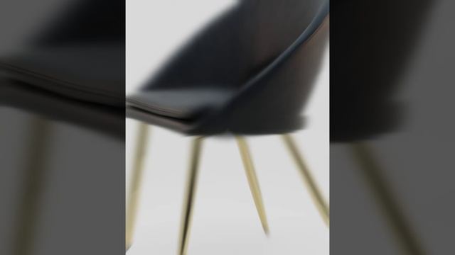 Стул Кензи. Элегантный стул в обивке из экокожи со спинкой в форме мягкого полукруга #shorts смотреть онлайн