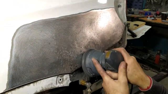 BMW X-5 Американец Рихтовка заднего левого крыла смотреть онлайн