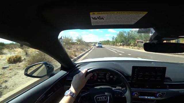 2022 Audi A5 Sportback 45 TFSI Driving POV (Car Audio Only)
