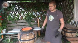 Вкуснейшие шашлык из курицы на тандыре + картофель в казане!
