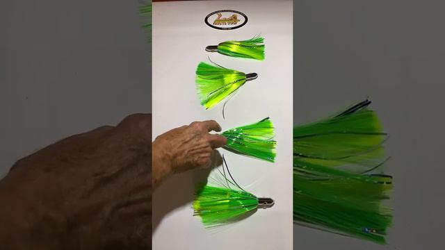 Sailfish, Dolphin, and Tuna love chasing these green ilander lures! Must have for tournaments.