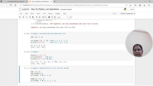 Day 16 - Python List Operations