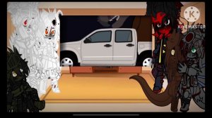 Dino’s reacts to Indominus Rex vs Ultimasaurus (by @maniacus2.057)