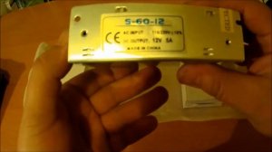 Блоки питания 12В 5А из китая