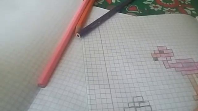 Как нарисовать фламинго по клеточкам смотреть онлайн