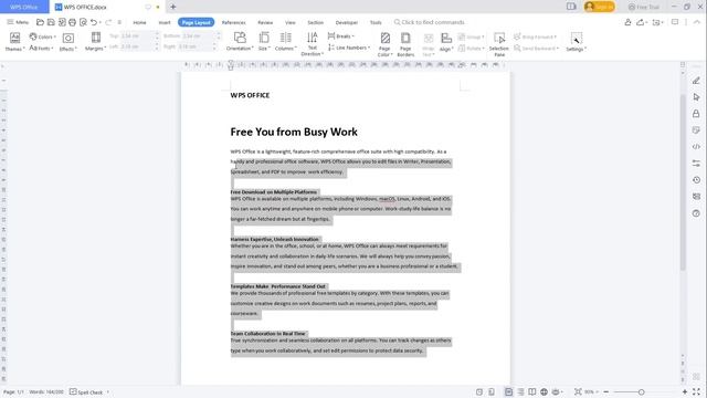 WPS Office How To Add Line Numbers Tutorial