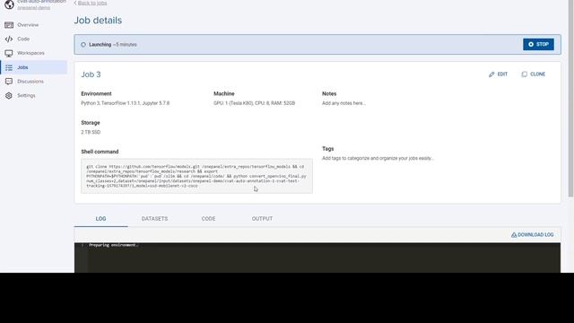 CVAT 0.5.4 - auto annotation using your own custom models смотреть онлайн