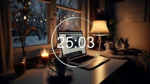50/10 Pomodoro Christmas ★︎ Lofi Beats to Study and Relax, Working Productivity � Pomodoro Station