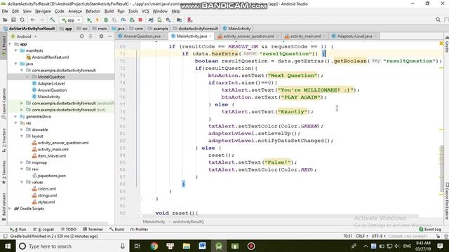 startActivityForResult смотреть онлайн