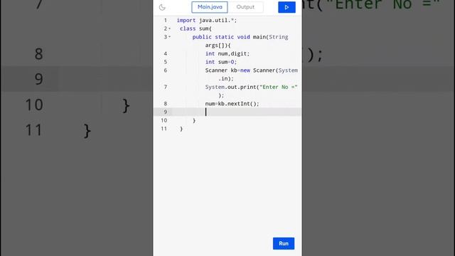 Sum Of Numbers Entered By User In Java !